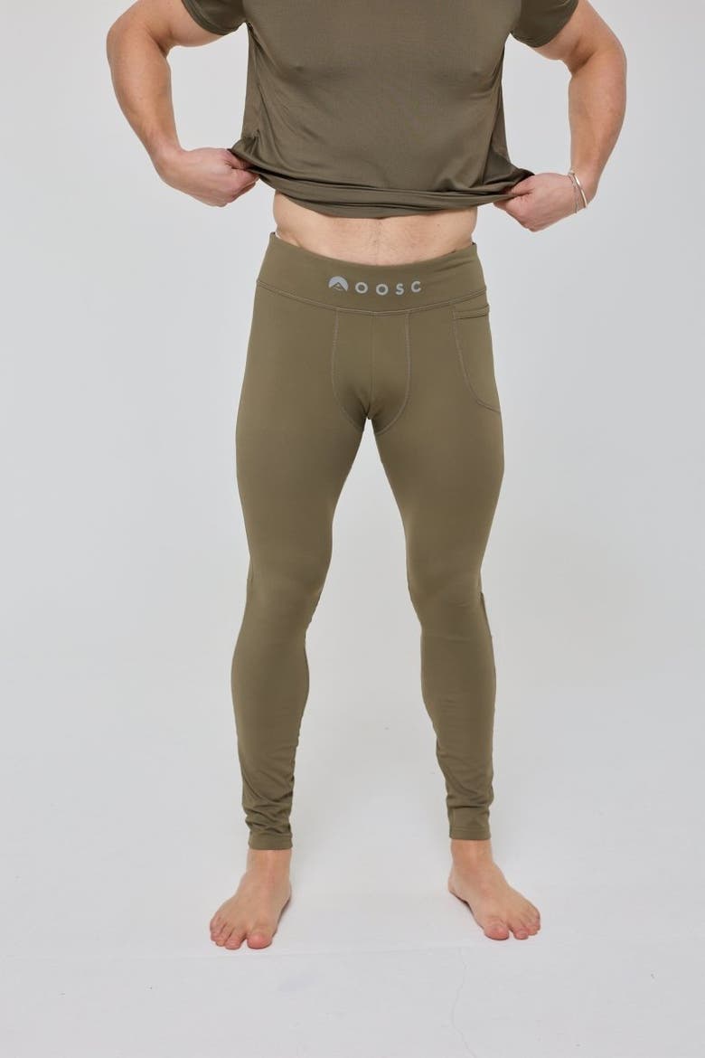 Elite Activewear Leggings - Khaki, Main, color, Khaki