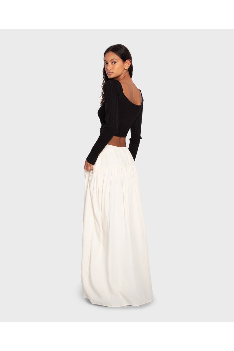 Always On My Mind Maxi Skirt, Alternate, color, Cream