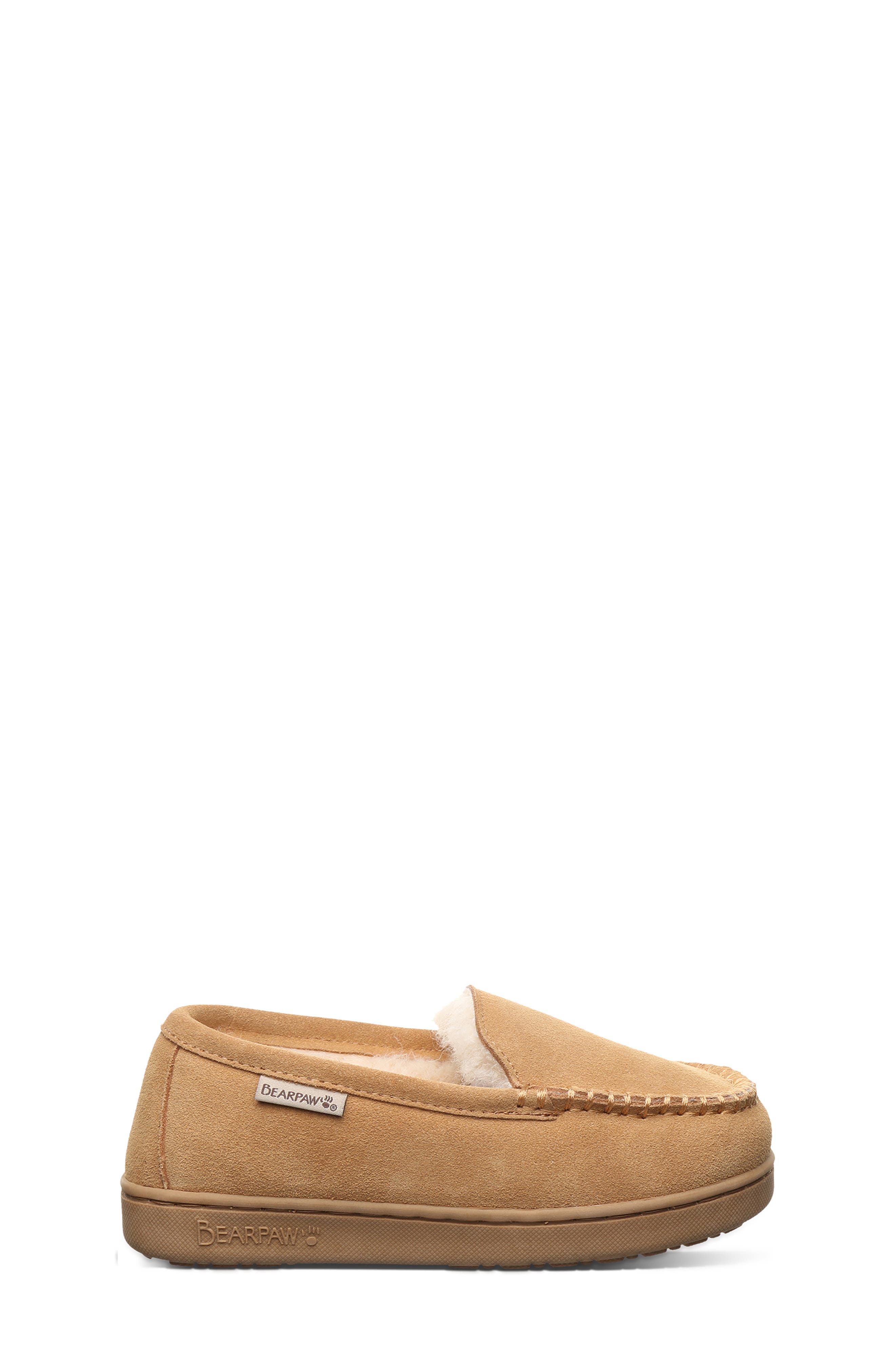 BEARPAW Kids' Jamie Slipper, Alternate, color, Iced Coffee