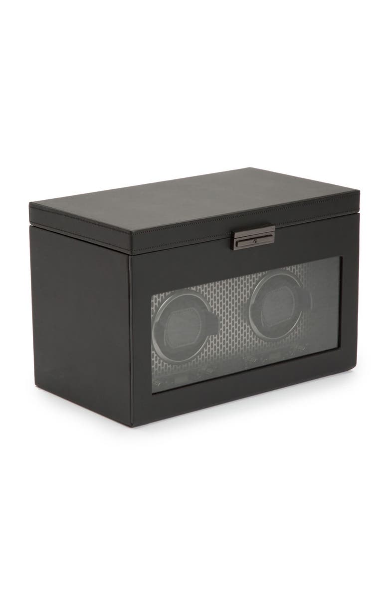WOLF Axis Double Watch Winder with Storage, Alternate, color, Powder Coat