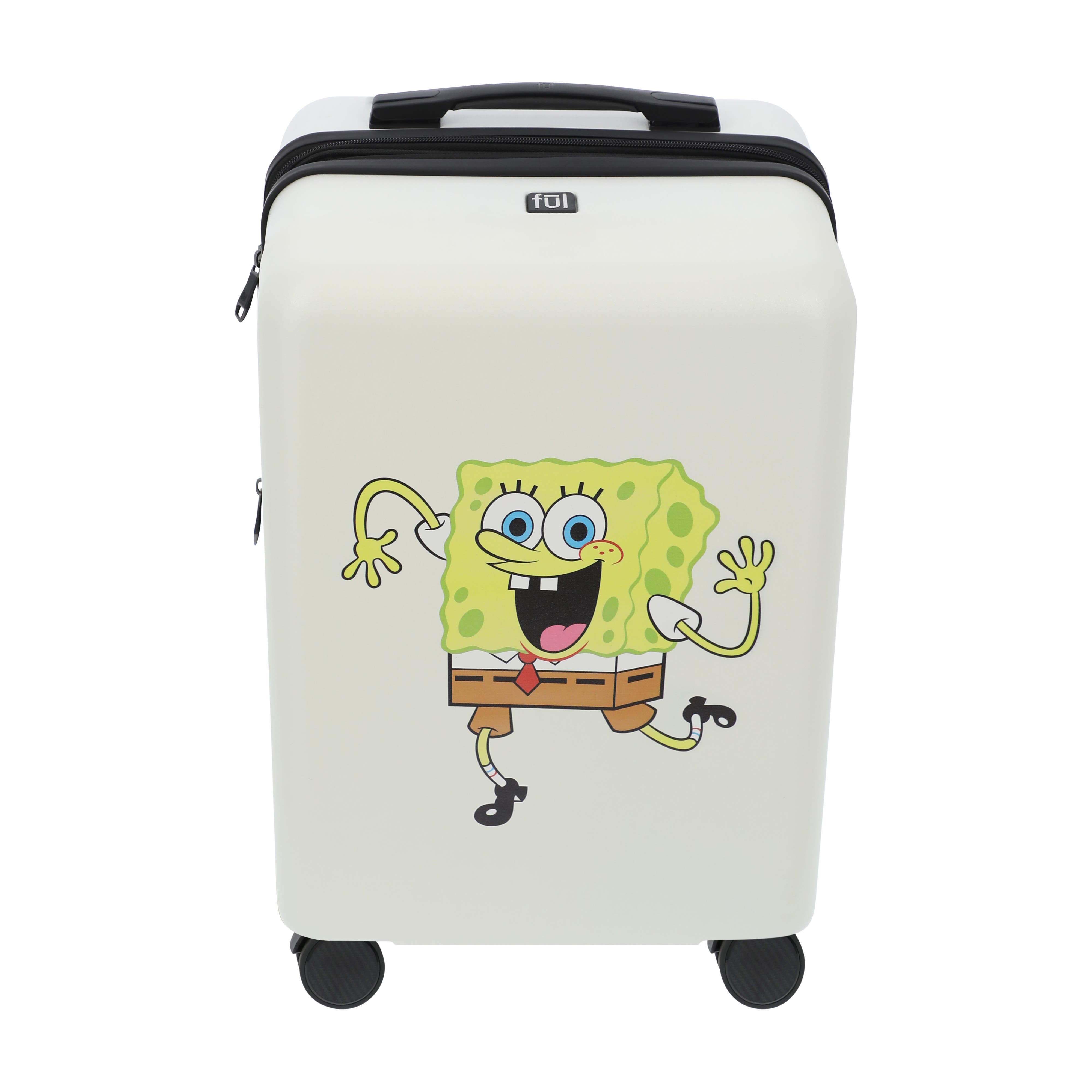 Ful NICKELODEON SPONGEBOB 22.5"CARRY-ON LUGGAGE, Alternate, color, White