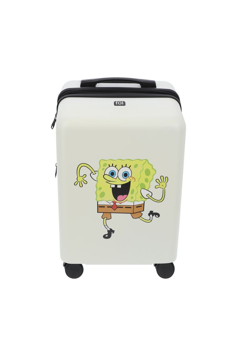 NICKELODEON SPONGEBOB 22.5"CARRY-ON LUGGAGE, Alternate, color, WHITE