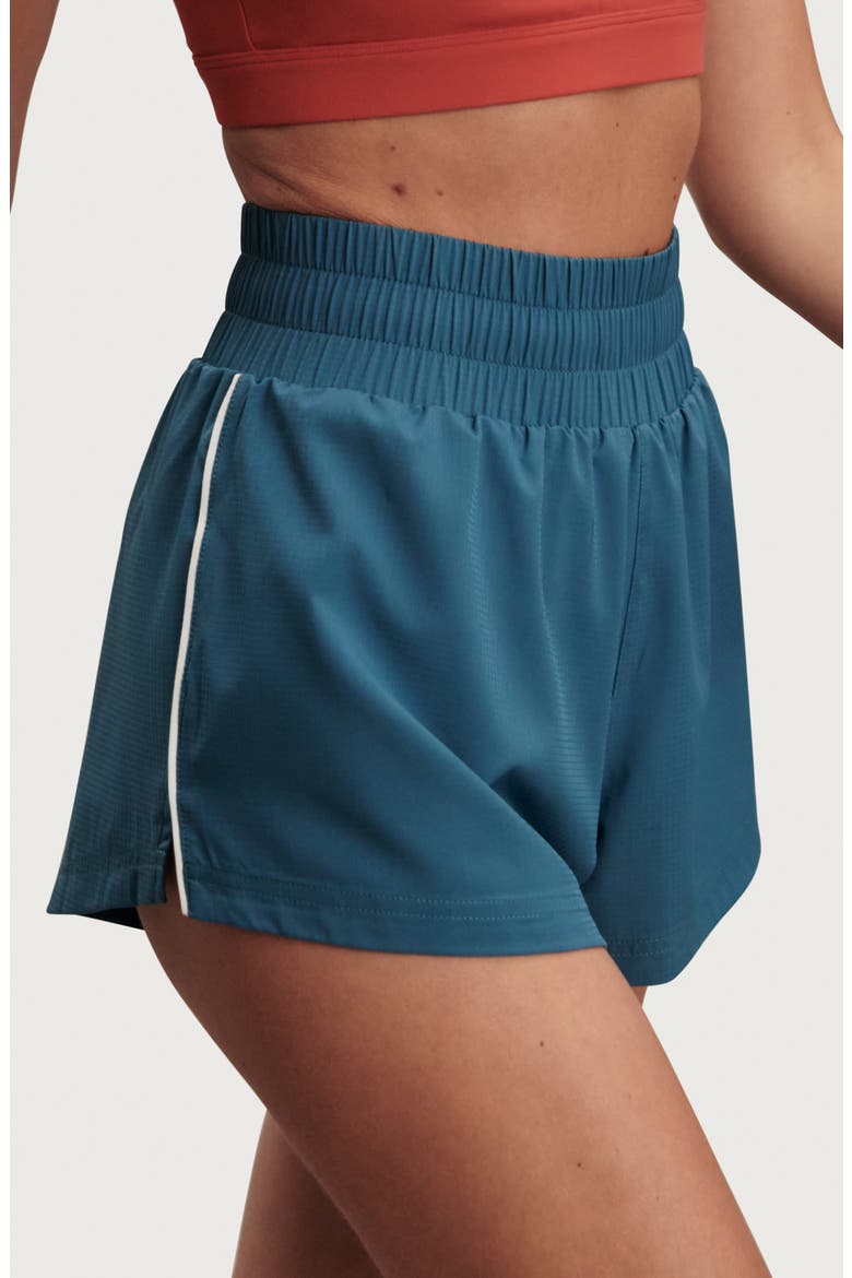 Kallin Piped Running Shorts, Alternate, color, MALLARD BLUE