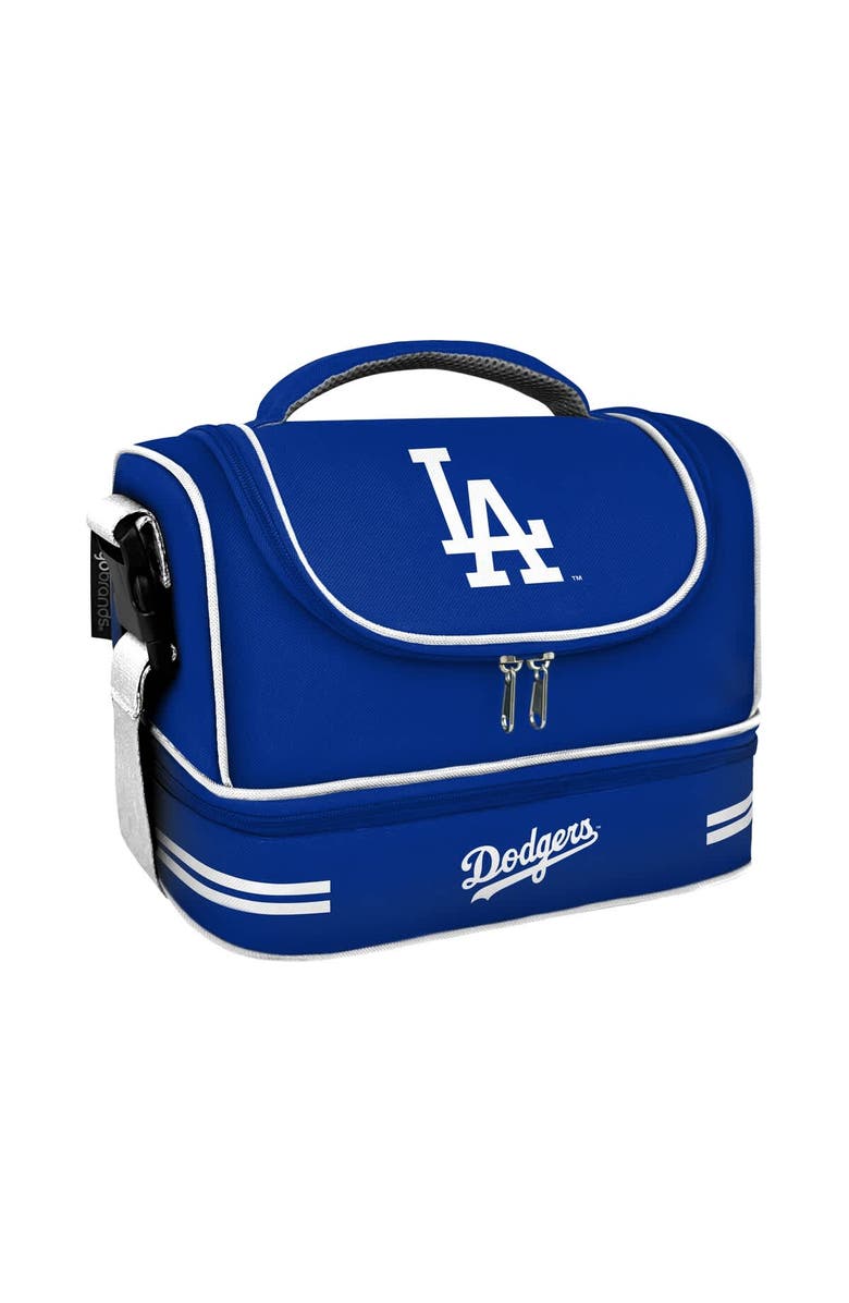 LOGO BRANDS Los Angeles Dodgers Lunch Cooler, Main, color, Royal