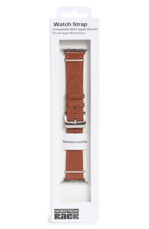 Wide Leather Apple Watch® Watchband