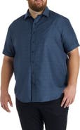 Synrgy by DXL Big & Tall Tribal Print Microfiber Sport Shirt