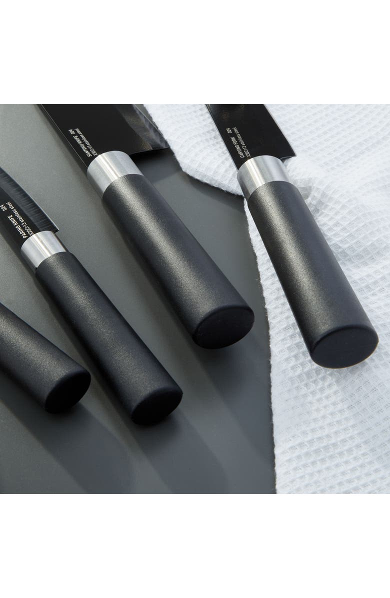 BergHOFF DiNA Prime 4-Piece Knife Set, Alternate, color, Black