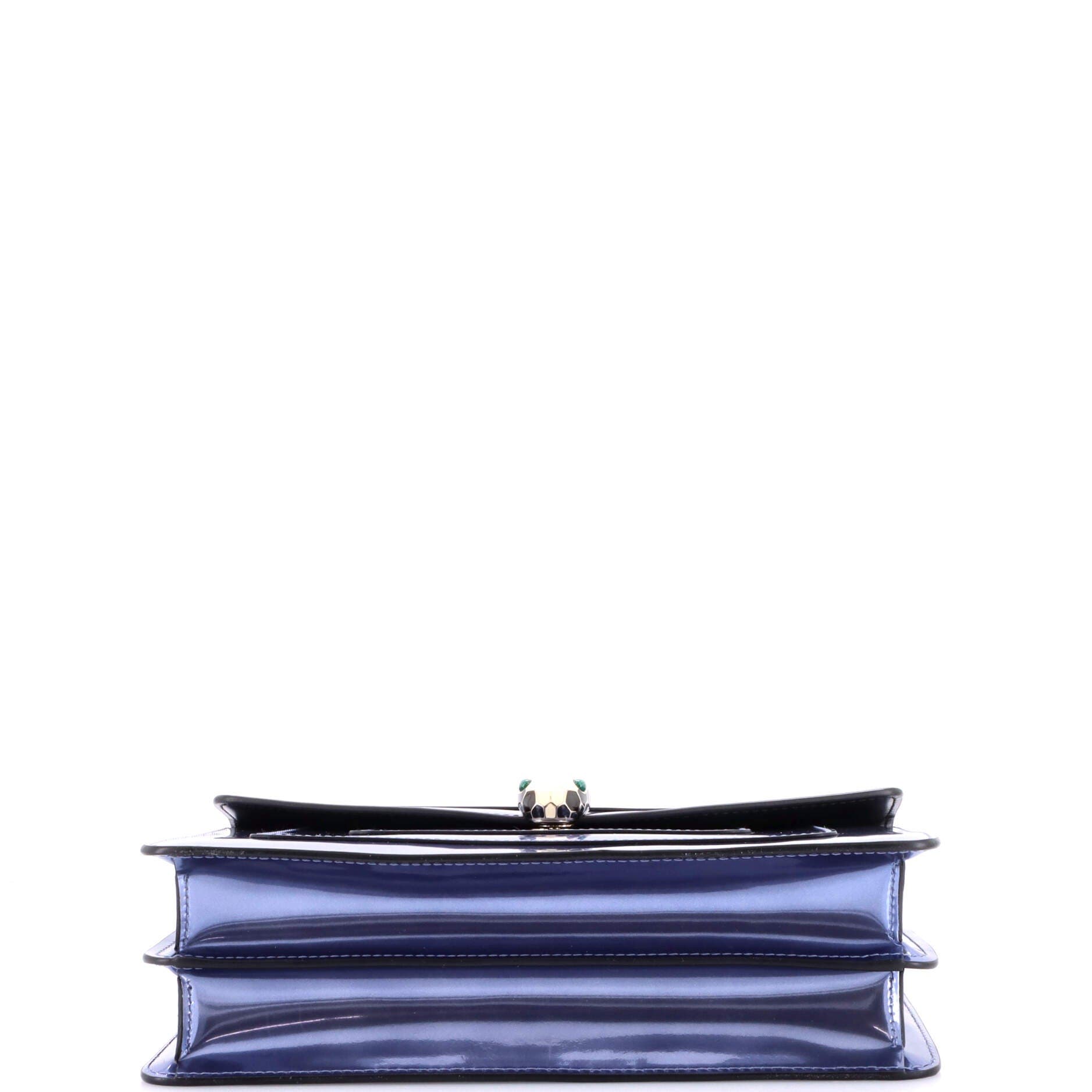 Serpenti Forever Shoulder Bag Patent Medium, Alternate, color, Purple