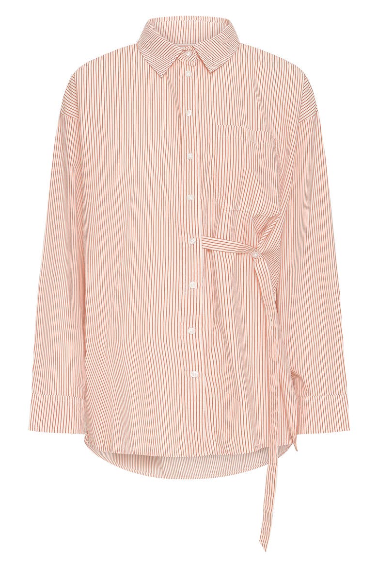 Ihfluca Stripe Shirt, Alternate, color, BURNT OCHRE STRIPE