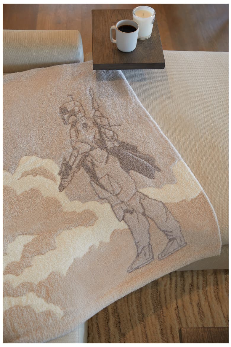 CozyChic Star Wars Boba Fett Blanket, Alternate, color, CLOUD MULTI