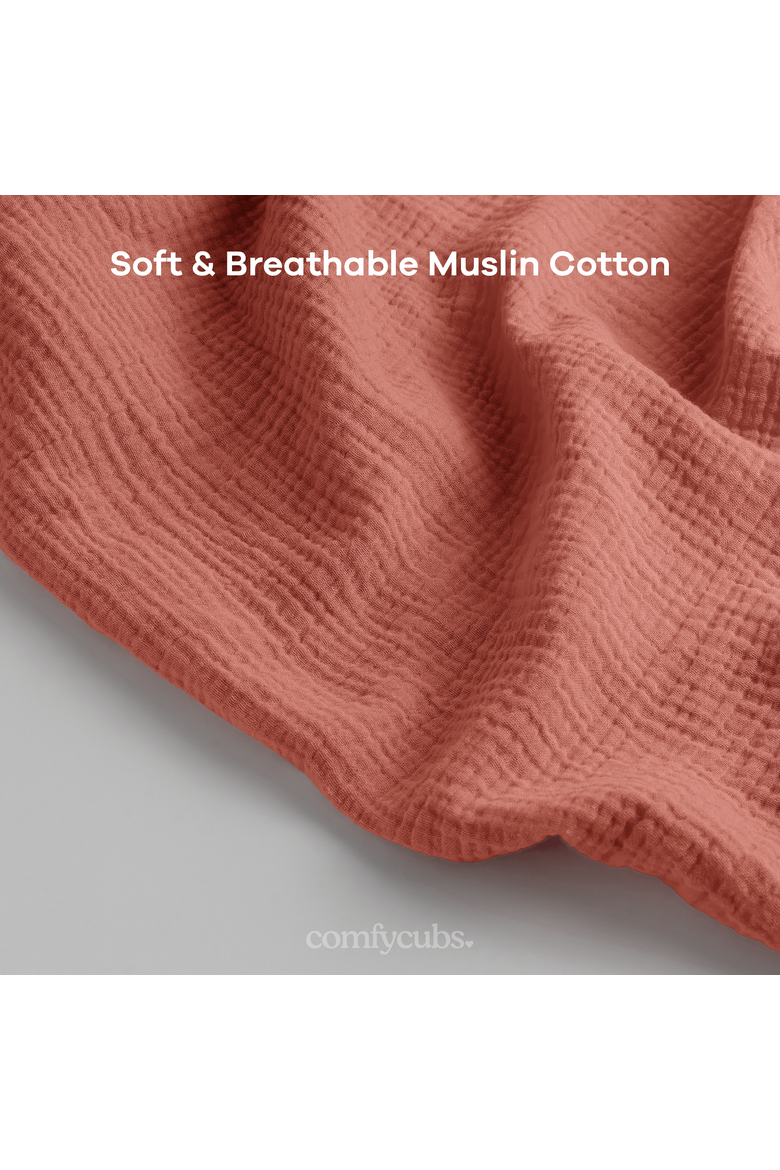 Muslin Nursing Cover, 100% Cotton - 1 Pack, Alternate, color, Dusty Rose