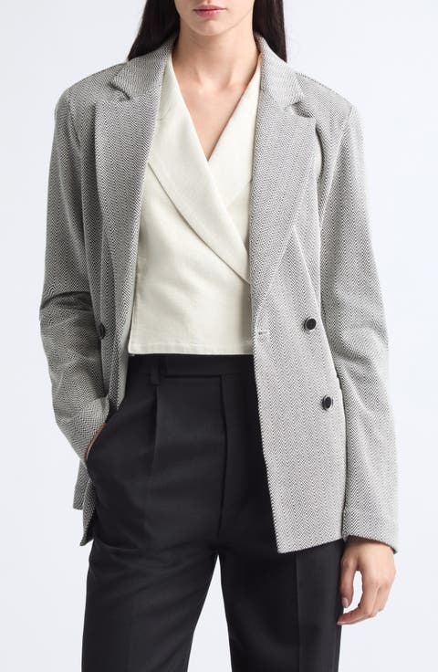Structured Single Button Blazer
