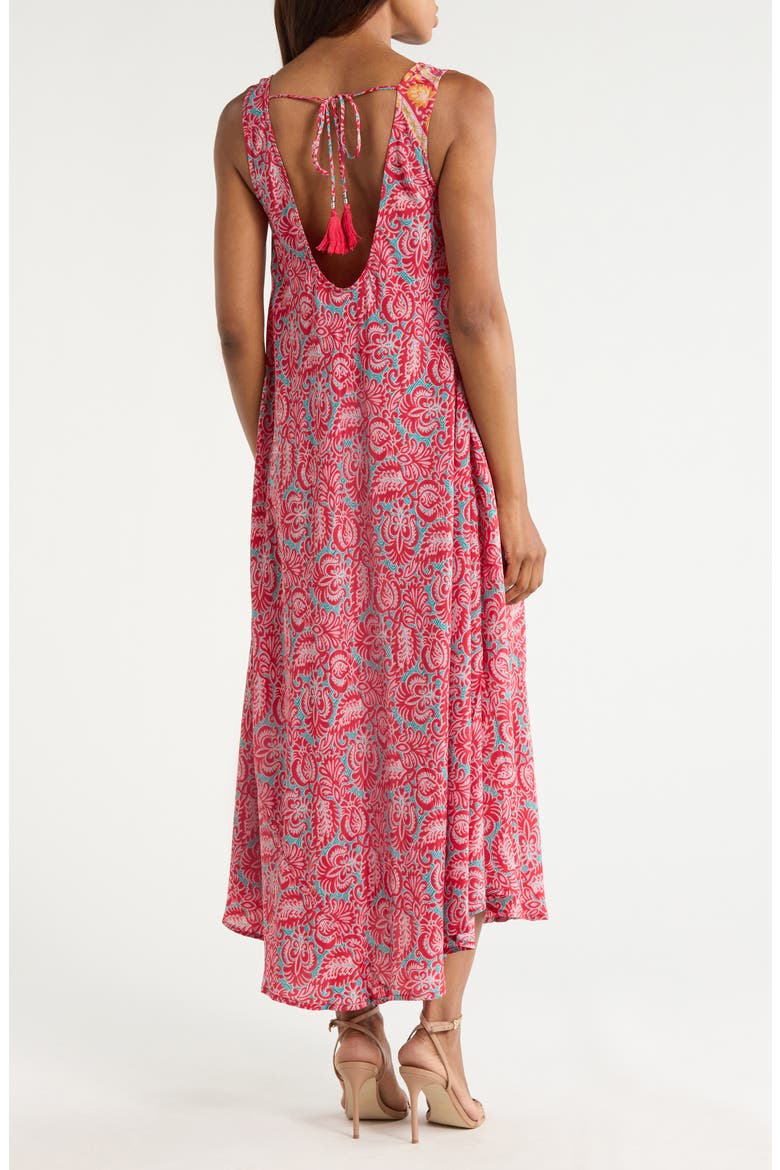 Flowy Tank Dress, Alternate, color, CORAL PINK
