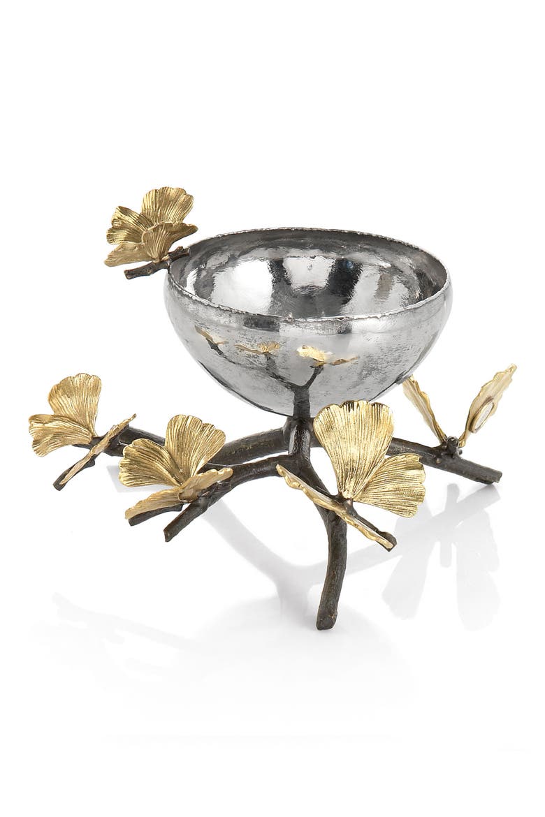 Butterfly Ginkgo Nut Dish, Main, color, NO COLOR