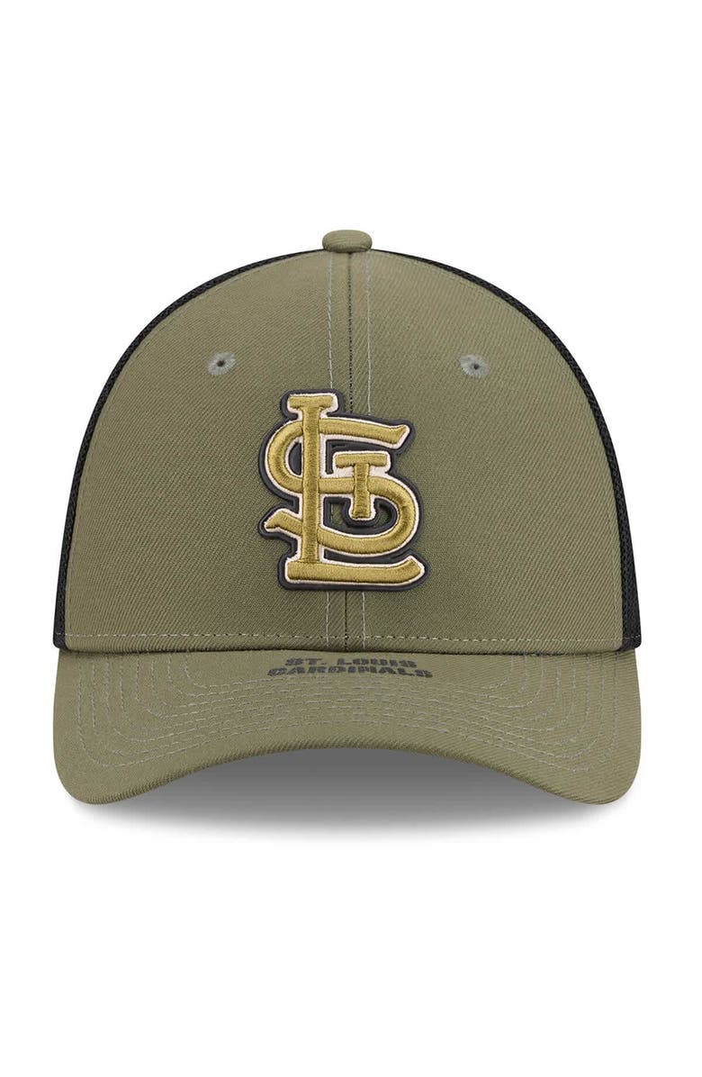 New Era Men's New Era  Olive St. Louis Cardinals 2026 Armed Forces Day 39THIRTY M-Crown Flex Hat, Alternate, color, Olive