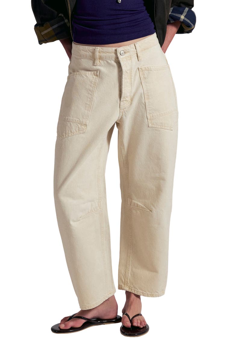 Minimalist Moxie Barrel Jeans, Main, color, DUSTY ROADS