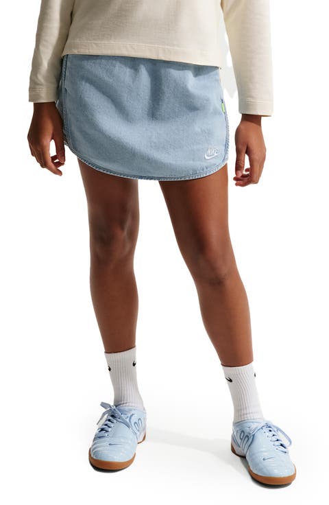 Kids' Two-Tone Denim Skirt (Big Kid)