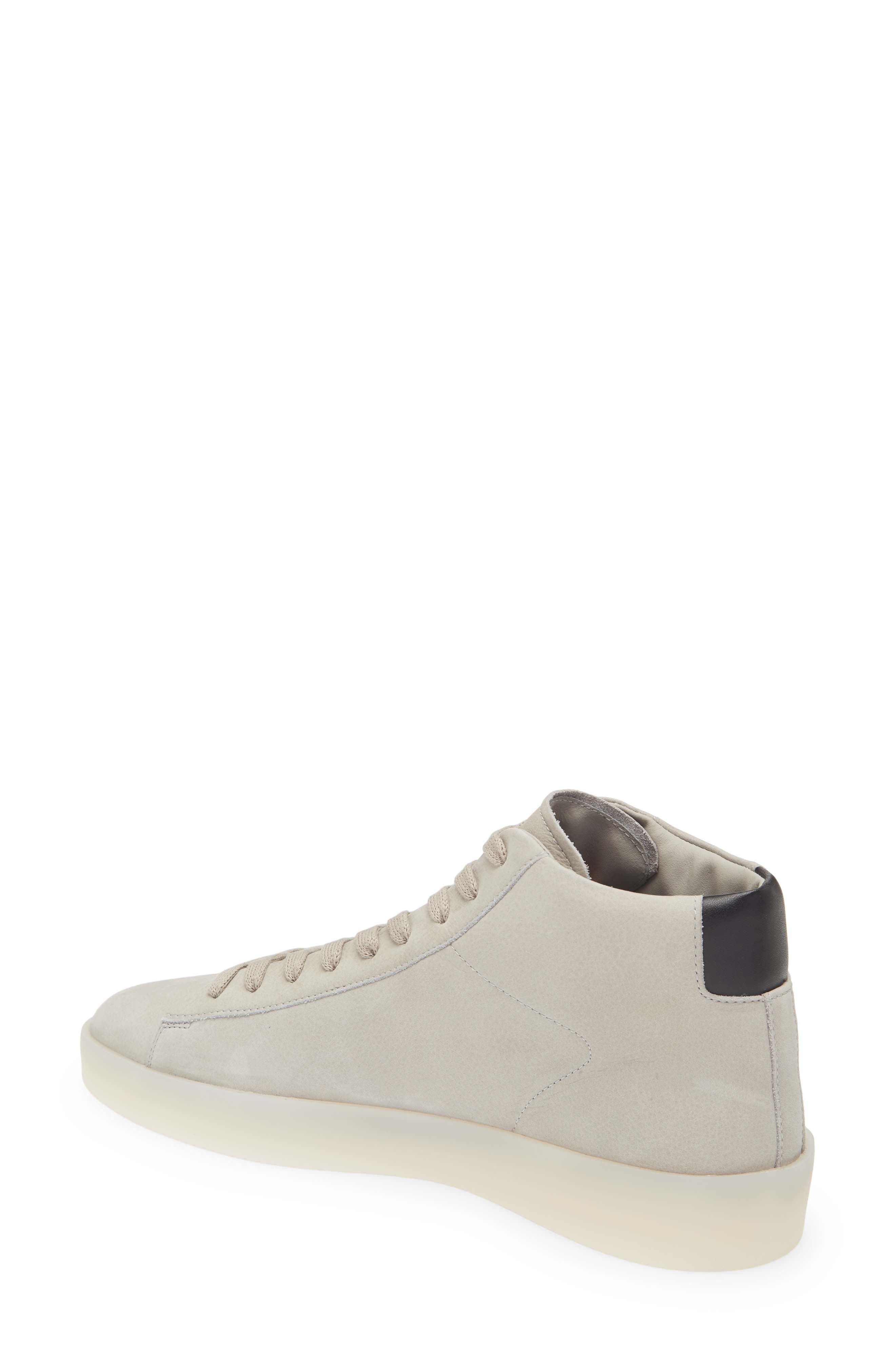 The Essential Tennis Mid Top Sneaker, Alternate, color, PEARL