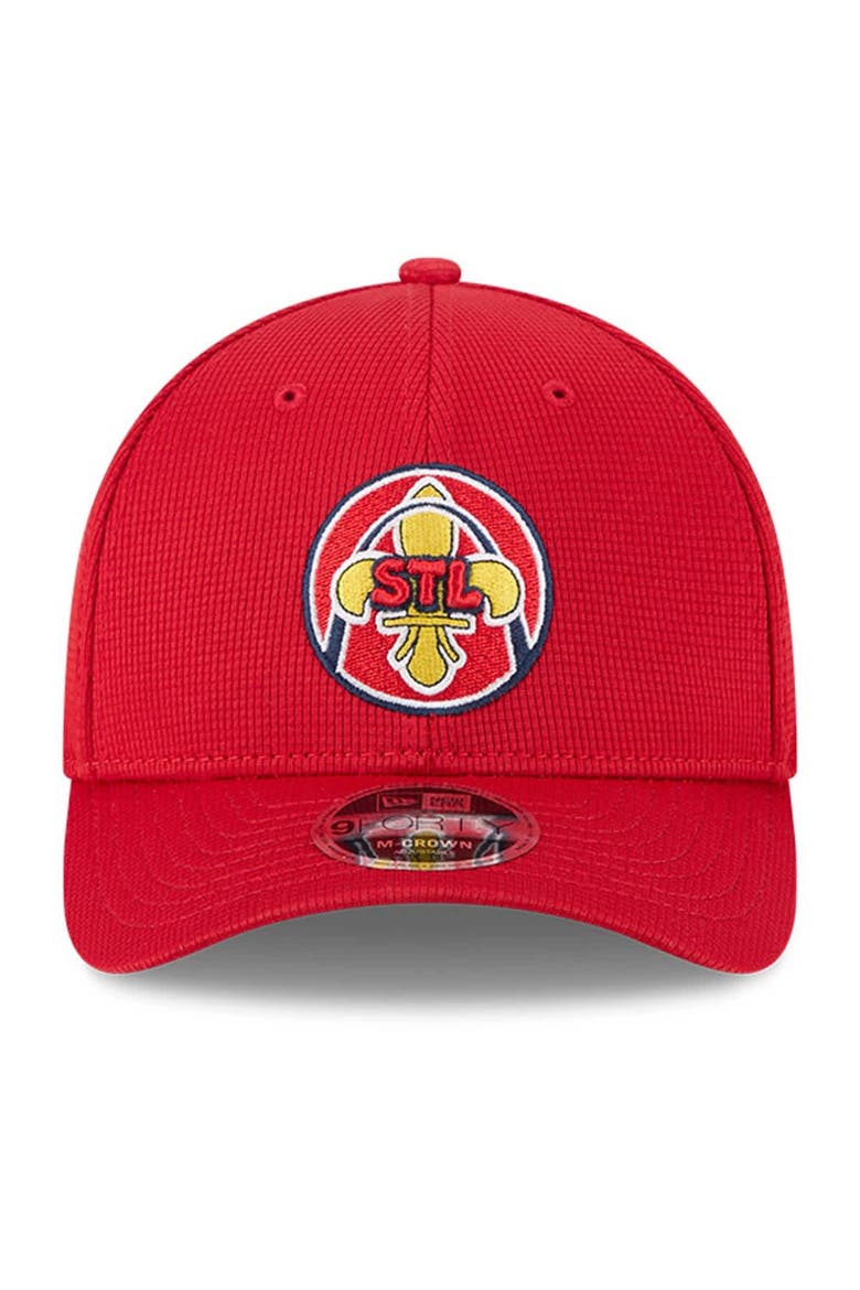 Men's New Era Red St. Louis Cardinals City Connect Batting Practice 9FORTY M-Crown Adjustable Hat, Alternate, color, Red