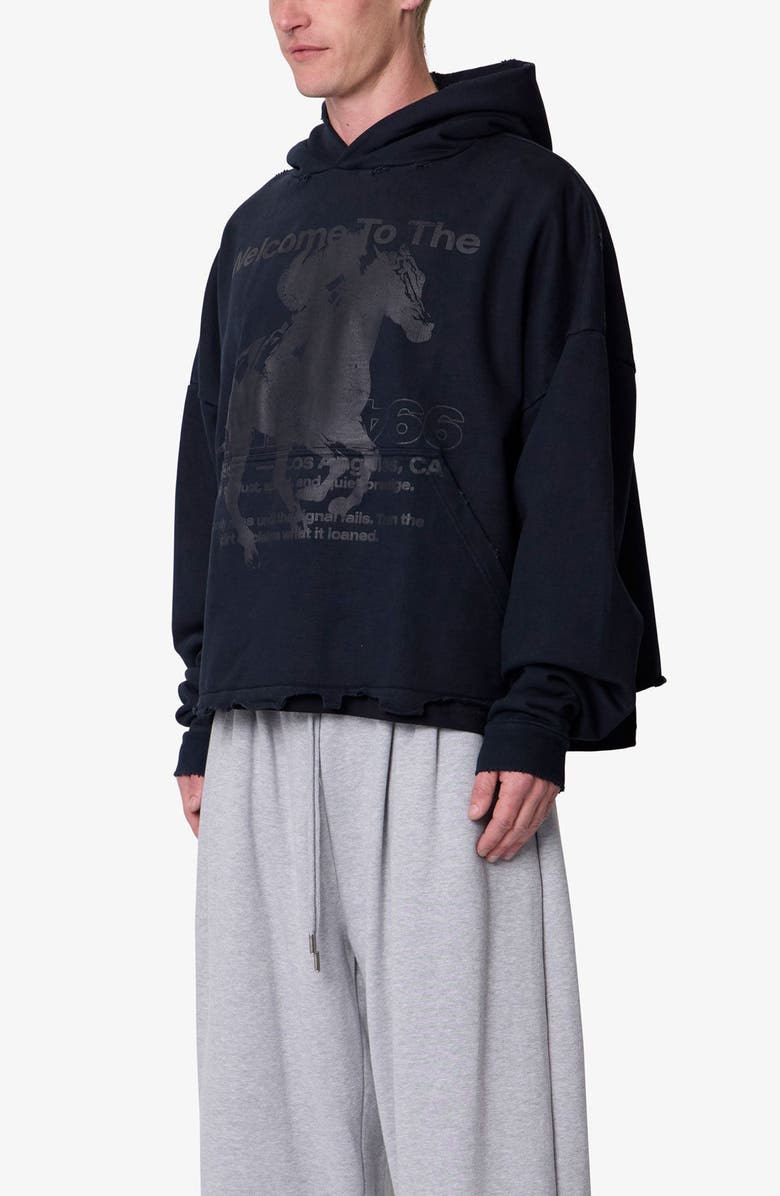 mnml Moth Eaten Graphic Hoodie, Alternate, color,