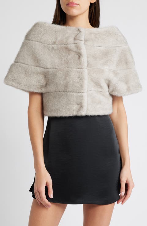 Faux Fur Crop Jacket