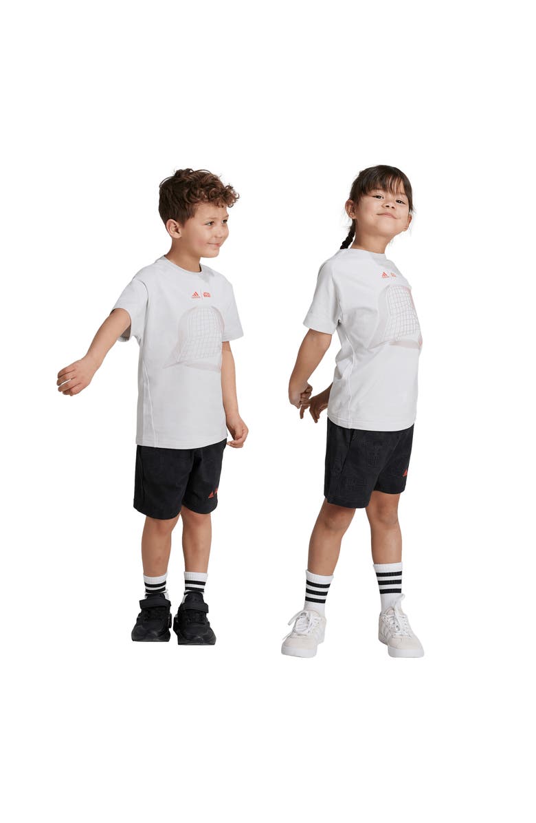 adidas x Star Wars<sup>™</sup> Kids' Z.N.E. Cotton Graphic T-Shirt & Shorts Set, Alternate, color,