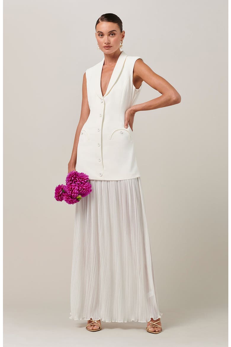 Trina Maxi Dress, Alternate, color, Off White