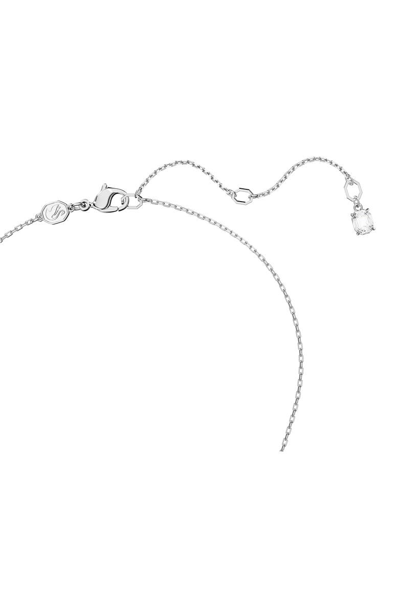 Swarovski Dextera Interlink Pendant Necklace, Alternate, color, Silver