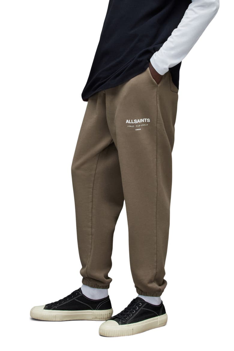 Underground Relaxed Fit Organic Cotton Sweatpants, Alternate, color, MUTED BROWN