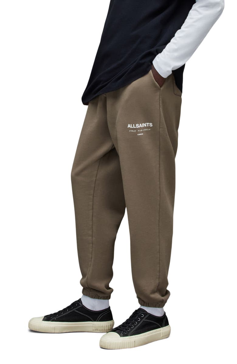 AllSaints Underground Relaxed Fit Organic Cotton Sweatpants, Alternate, color, 