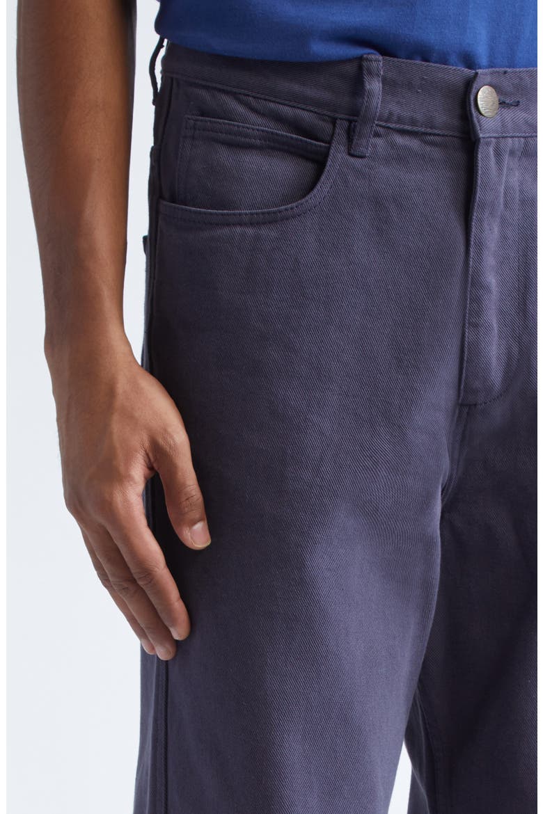 Coarse Denim Trousers, Alternate, color, DARK BLUE