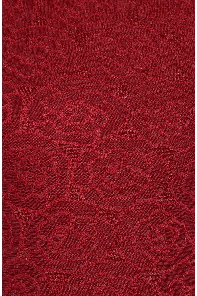 Jasmine Floral Jacquard Knit Top, Alternate, color, RED