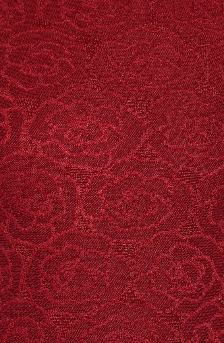 Petal & Pup Jasmine Floral Jacquard Knit Top, Alternate, color, Red