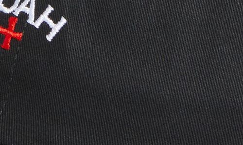 Noah Core Logo Embroidered 6-panel Adjustable Baseball Cap In Black