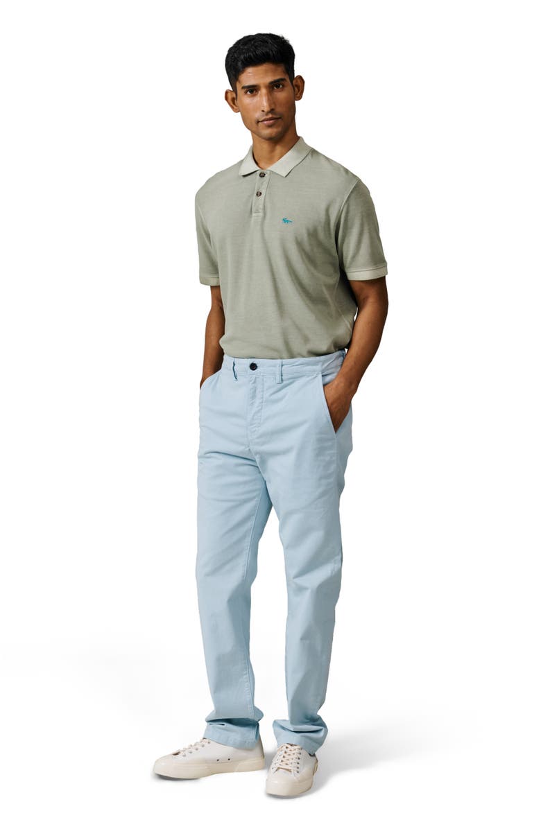 Aubin Lusby Short Sleeve Pique Polo Shirt, Alternate, color, Khaki