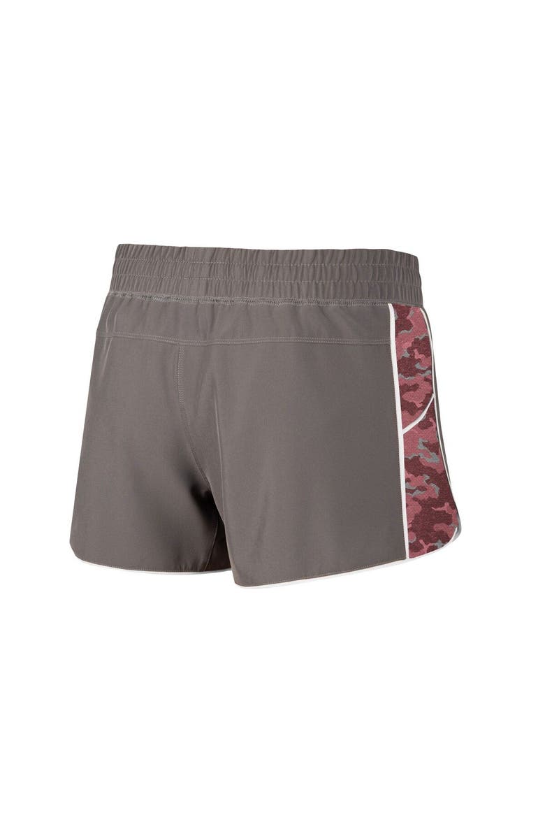 COLOSSEUM Women's Colosseum Gray/Crimson Indiana Hoosiers Pamela Lined Shorts, Alternate, color, 
