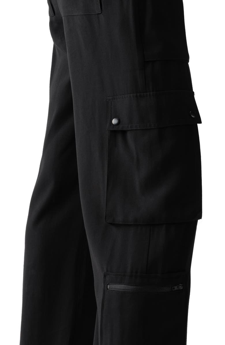 Sanctuary Ott Cargo Pants, Alternate, color, Black