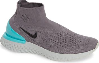 rise react flyknit sock sneaker