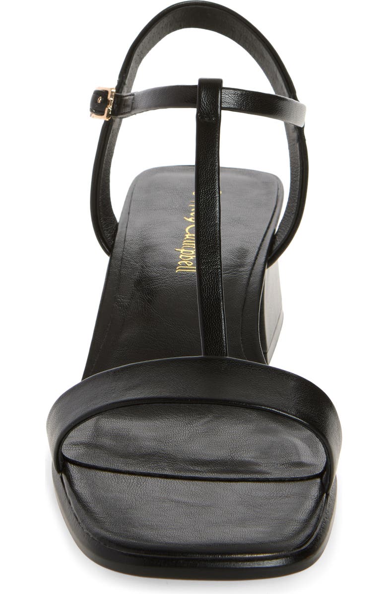 Jeffrey Campbell Austere Ankle Strap Sandal, Alternate, color, Black