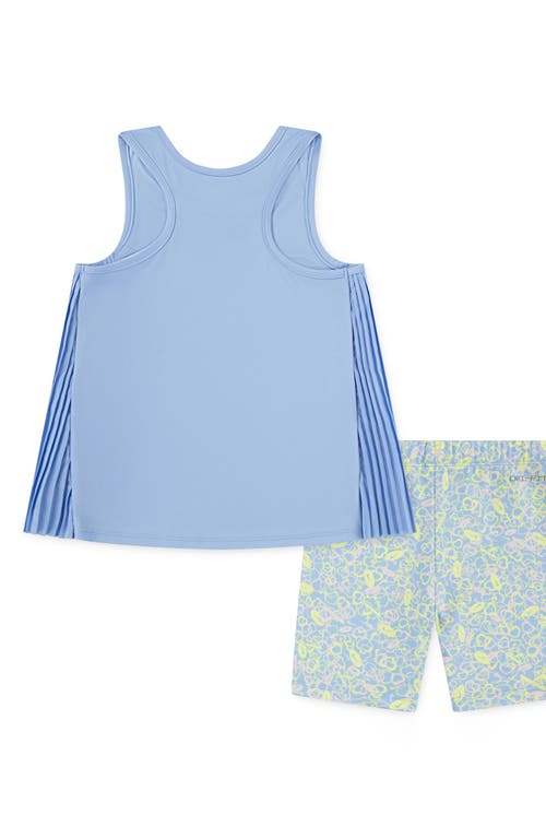Nike Kids' Game Swoosh Match Dri-fit Tank & Shorts Set In Blue