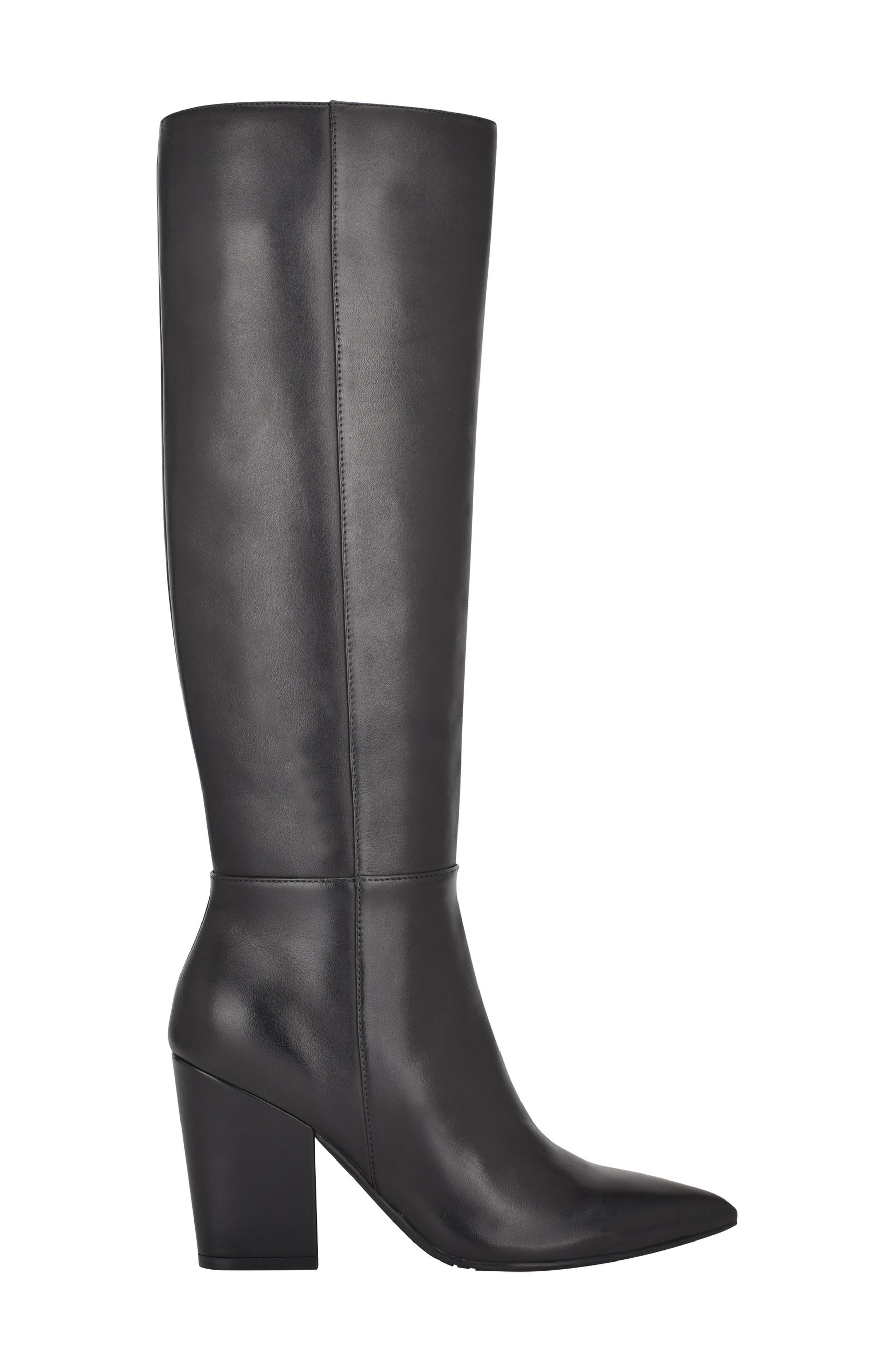 Gabal Knee High Boot, Alternate, color, BLACK LEATHER
