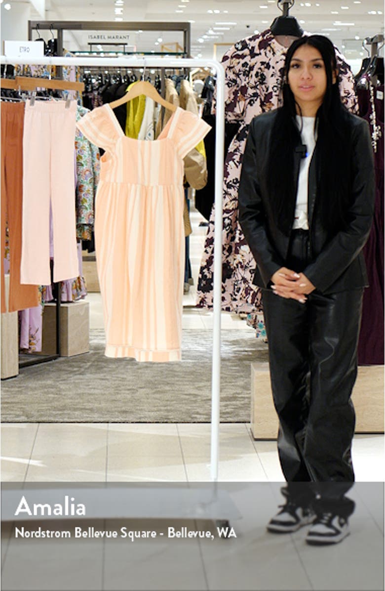 Kids' Stripe Cotton Dress, sales video thumbnail