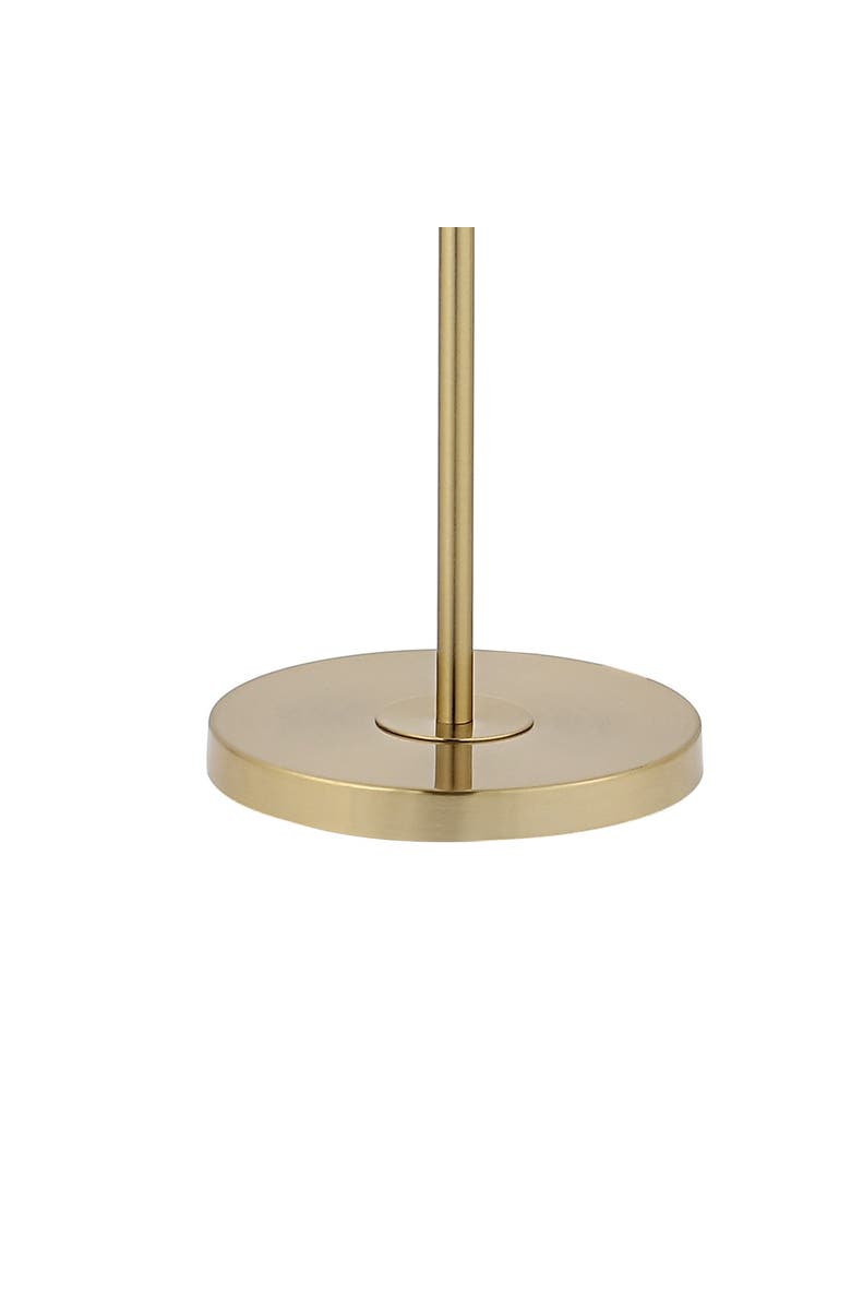 JONATHAN Y Eva Modern Contemporary Iron LED Floor Lamp, Alternate, color, Brass Gold