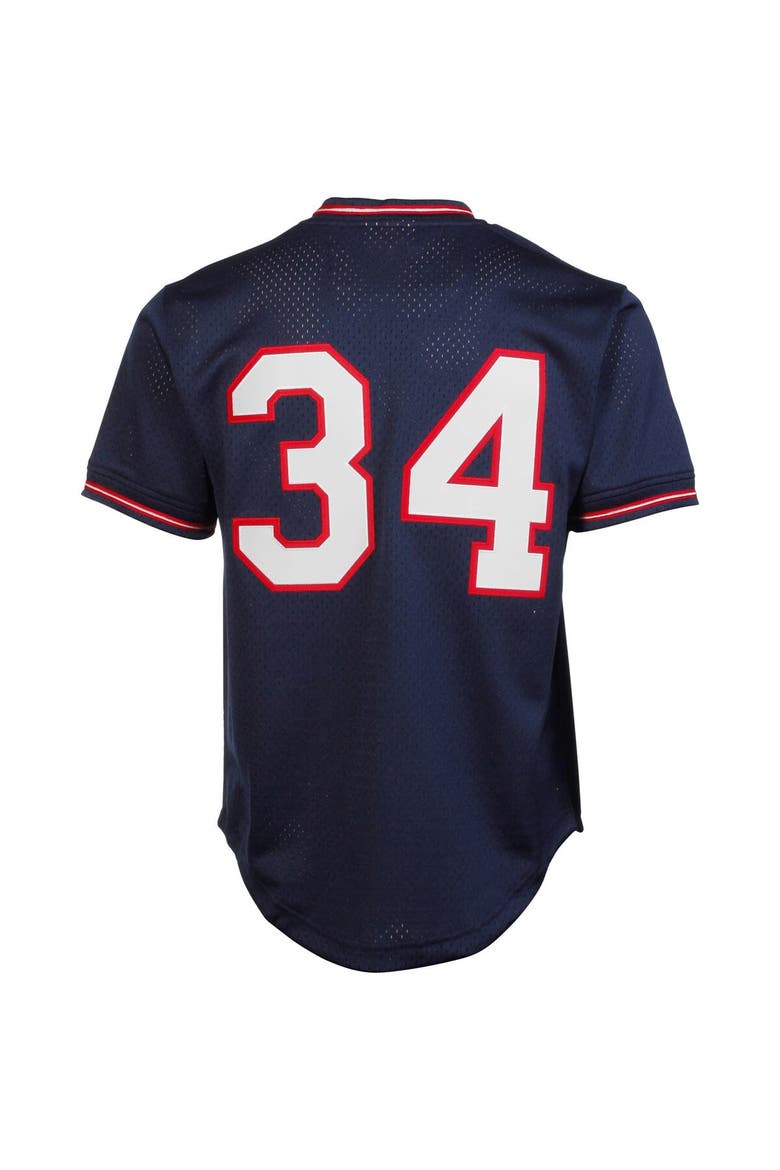 Men's Mitchell & Ness Kirby Puckett Navy Minnesota Twins 1985 Authentic Cooperstown Collection Mesh Batting Practice Jersey, Alternate, color, Navy
