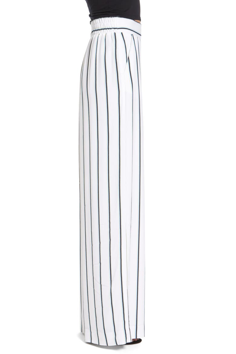 High Waist Wide Leg Pants, Alternate, color, CLOUD