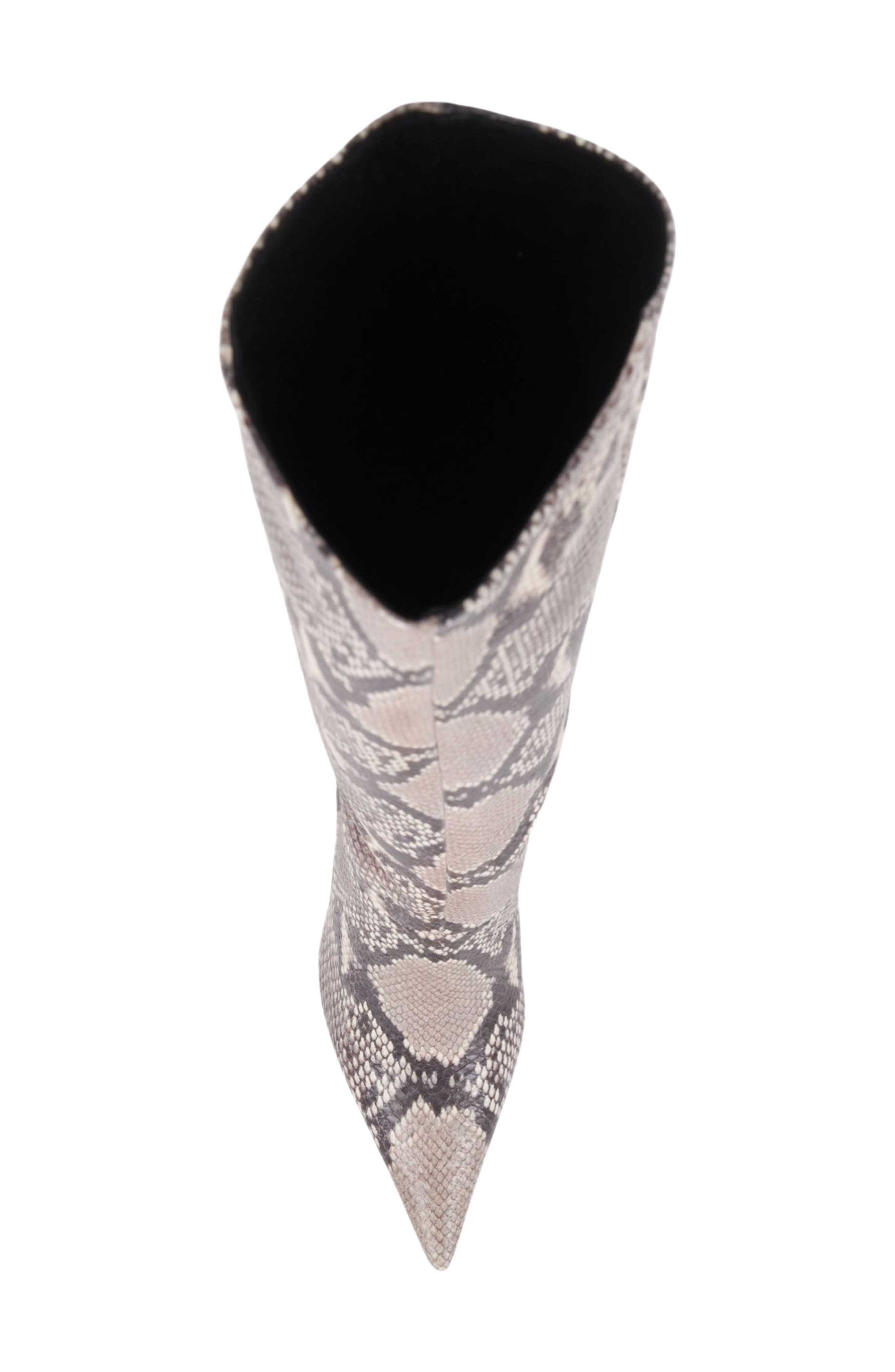 Imani Leather Knee High Boot, Alternate, color, PYTHON LEATHER