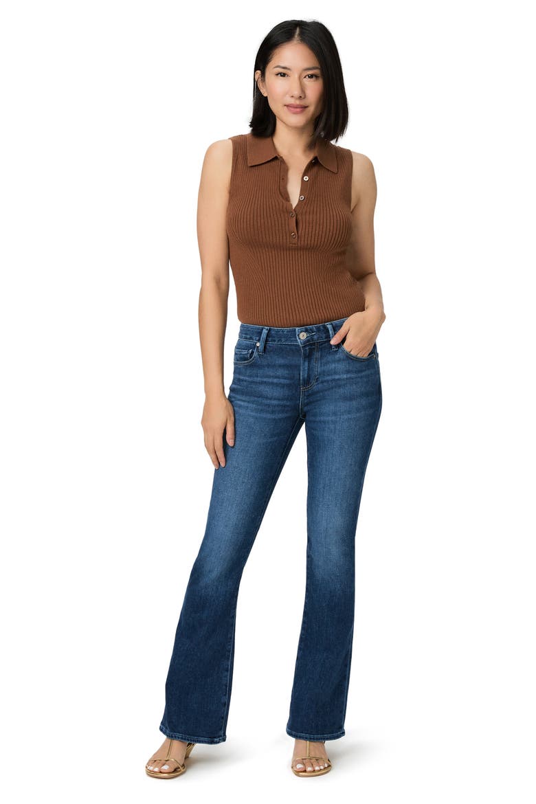 Laurel Canyon Petite Bootcut Jeans, Alternate, color, BEACHLINE