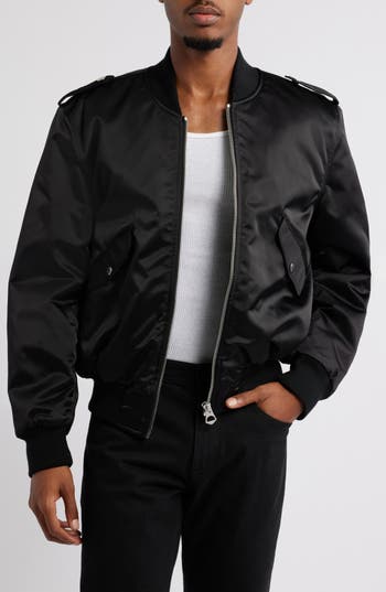 Blk Dnm Bomber Jacket In Black