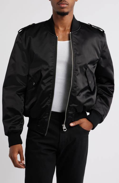 BLK DNM Bomber Jacket in Black 