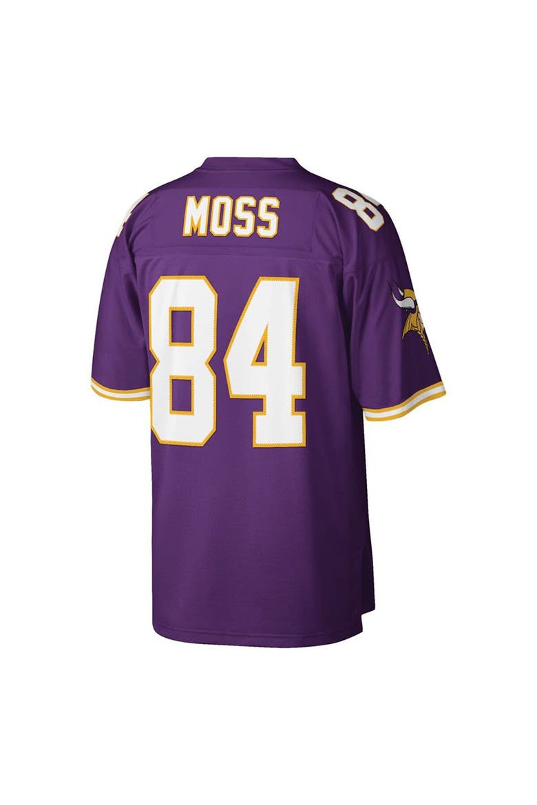 Men's Mitchell & Ness Randy Moss Purple Minnesota Vikings Big & Tall 1998 Retired Player Replica Jersey, Alternate, color, Purple